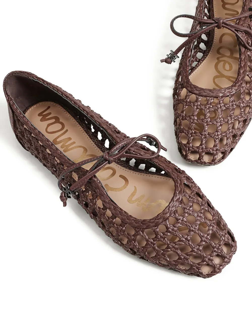 Sam Edelman Marcie woven tie ballet flats Bruin