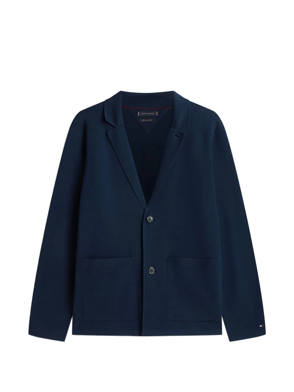 Tommy Hilfiger Front-pocket Blazer In Blue