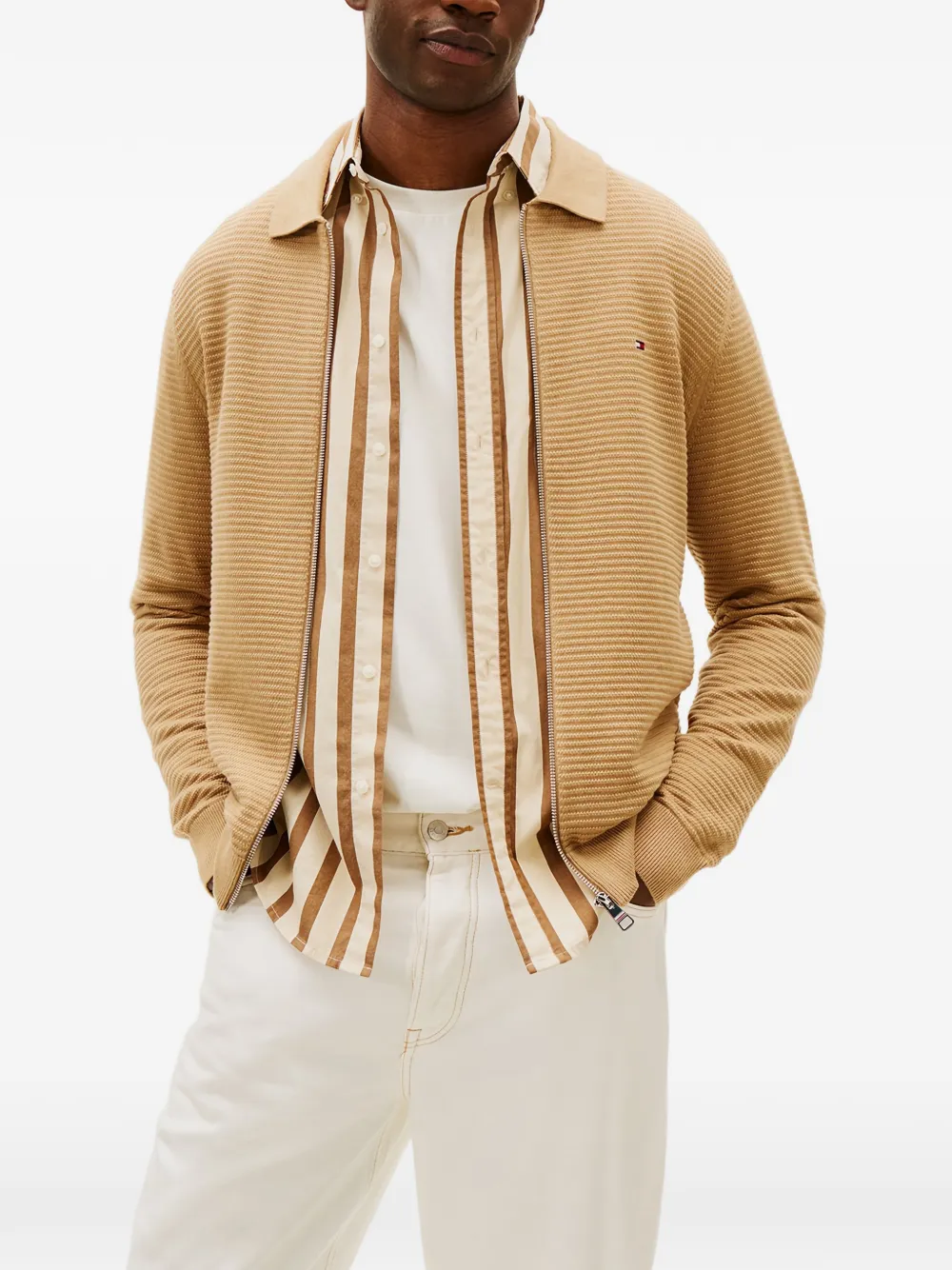  Tommy Hilfiger Full-zip Jacket - Neutrals 