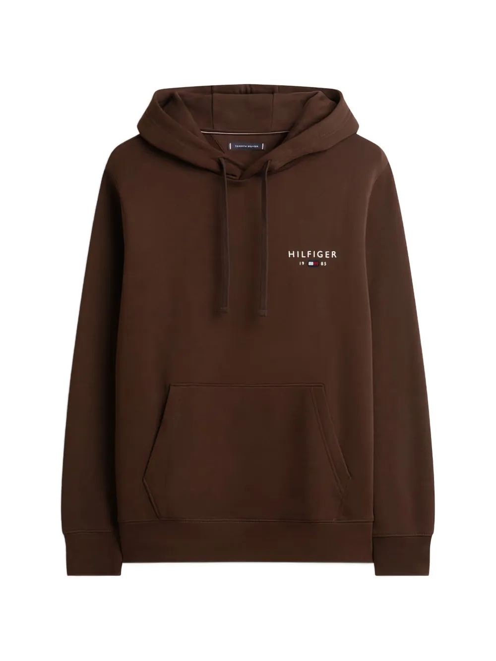 Tommy Hilfiger logo-detail hoodie - Braun