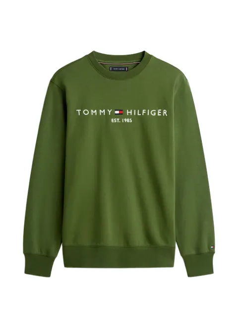 Tommy Hilfiger chest-logo crew-neck sweatshirt