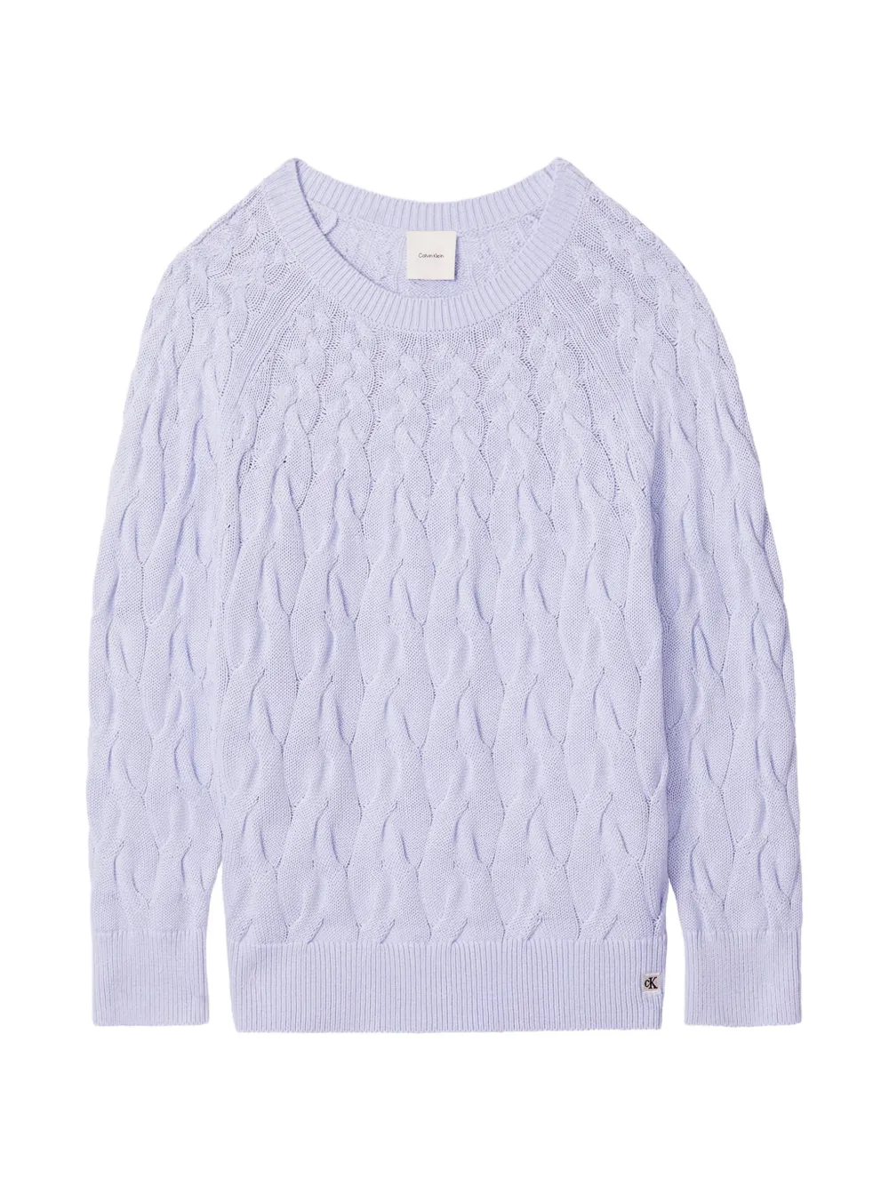 Calvin Klein cable-knit sweater - Blu