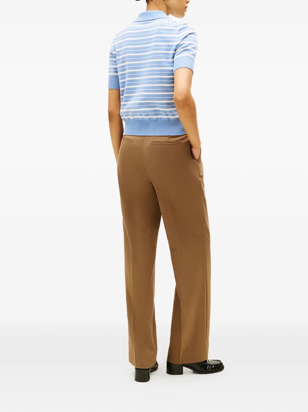  Tommy Hilfiger Top A Righe - Blu 