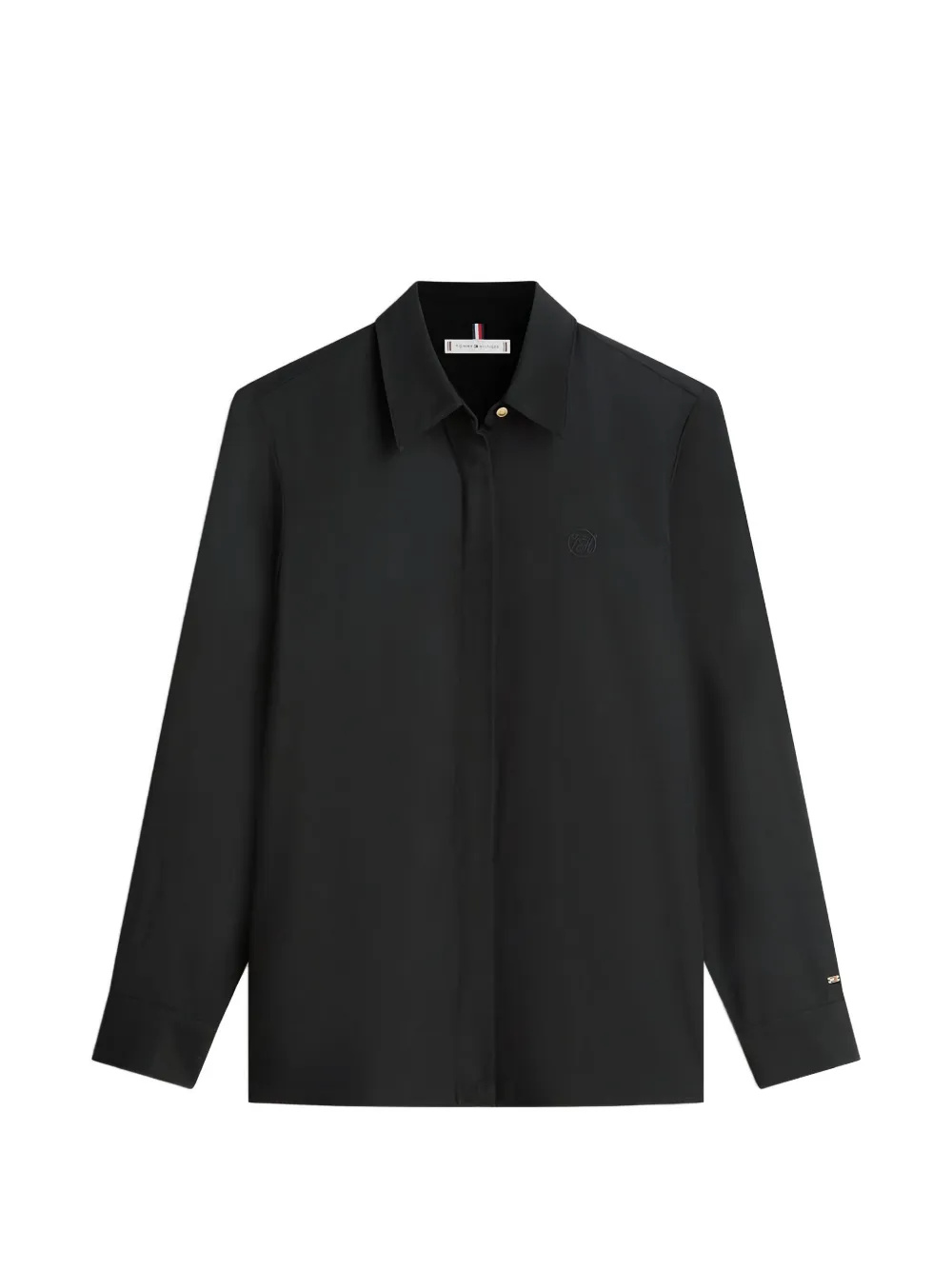 Tommy Hilfiger collared long-sleeve shirt - Nero