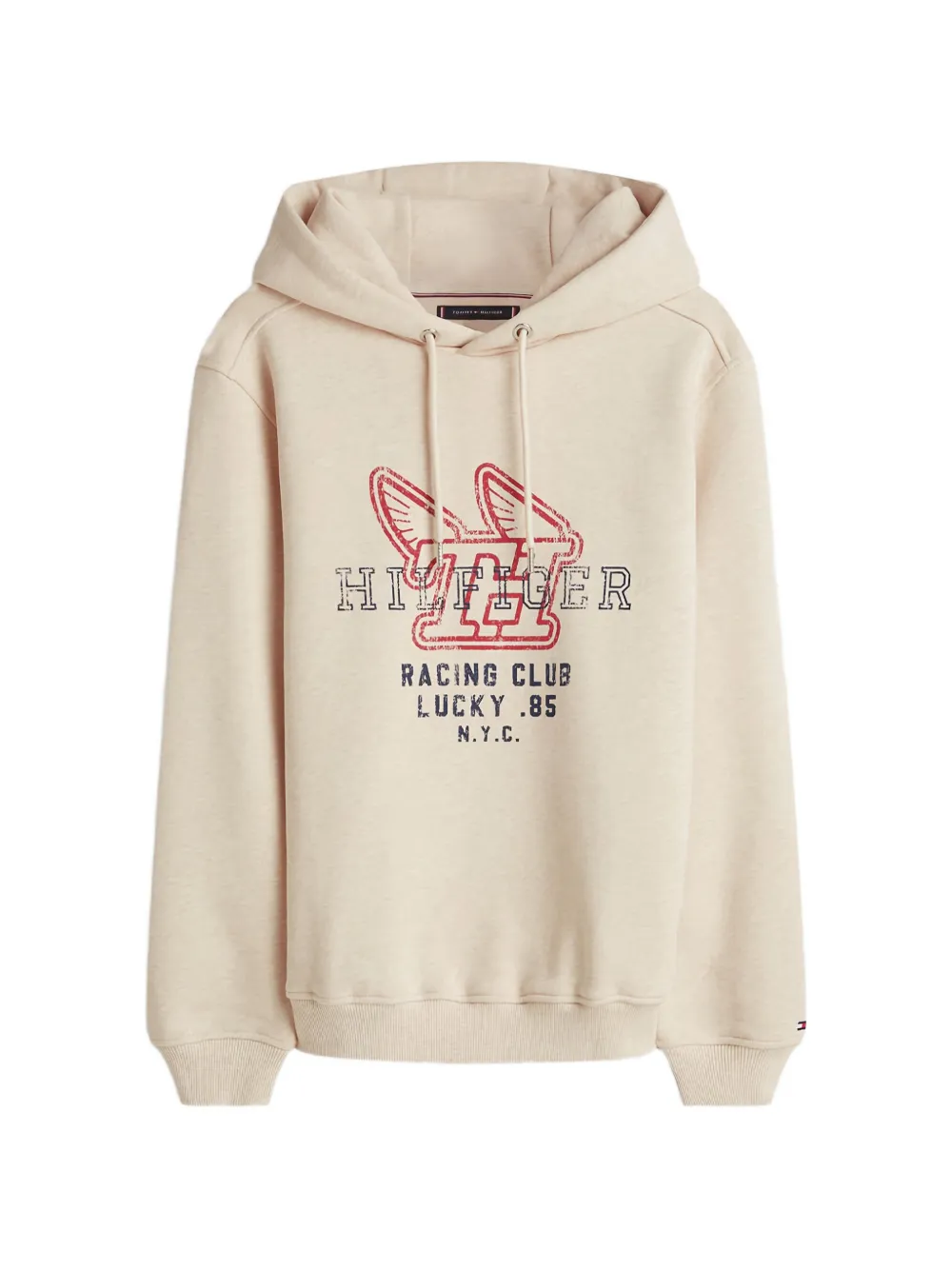 Tommy Hilfiger graphic-print hoodie - Toni neutri