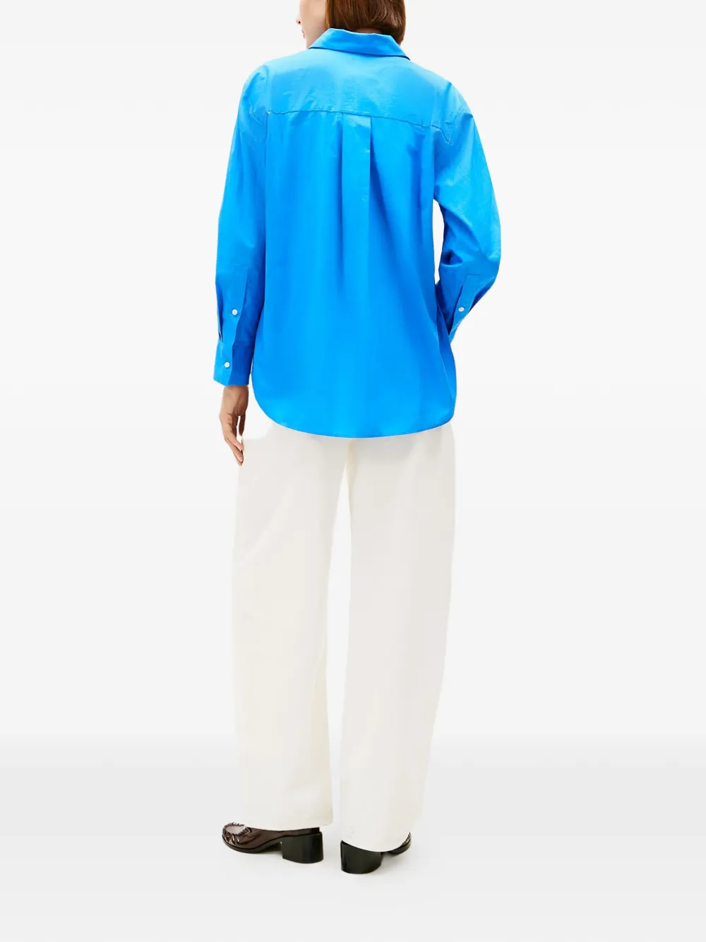 Tommy Hilfiger Logo-embroidered Shirt - Blue 