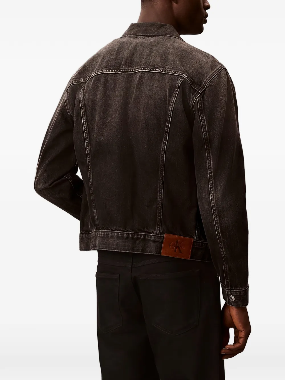  Calvin Klein Buttoned Jacket - Black 