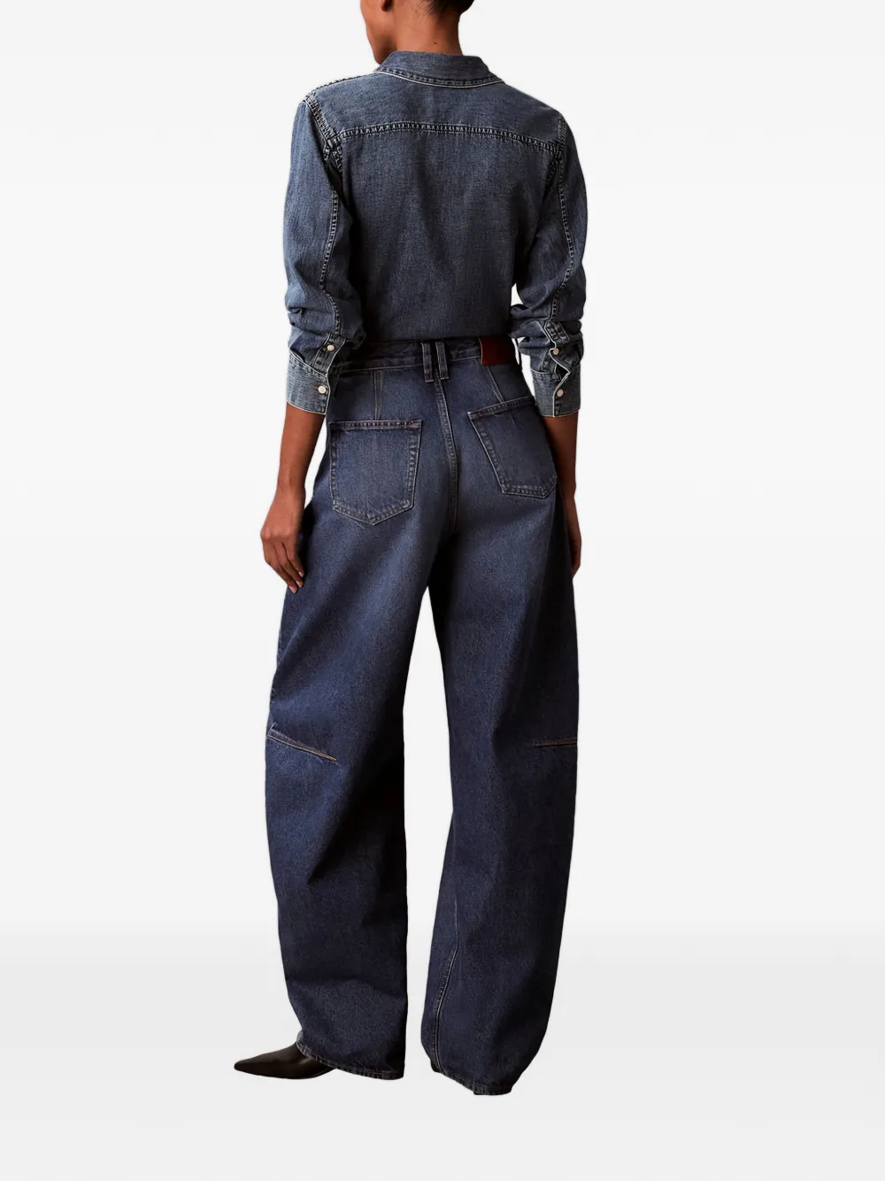  Calvin Klein Logo-plaque Jeans - Blue 