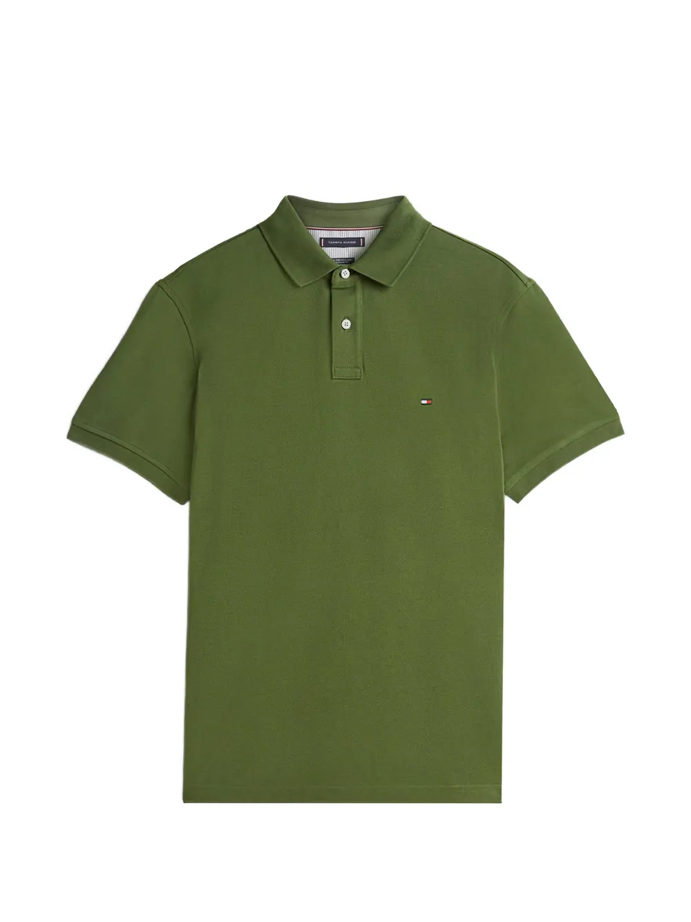Tommy Hilfiger chest-logo polo shirt - Verde