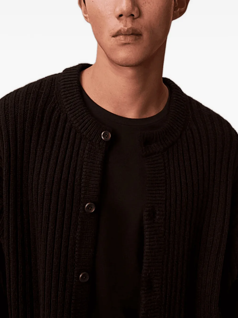 Calvin Klein Vest met knopen Bruin