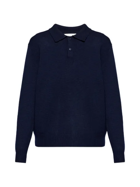 Lisa Yang Poloshirt mit Knopfleiste