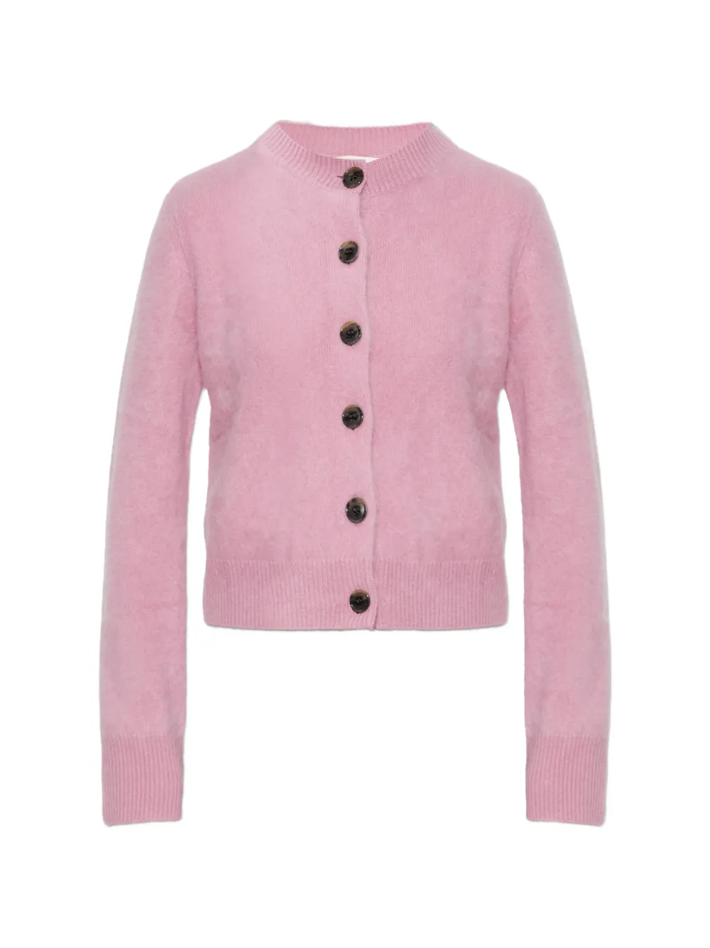 Lisa Yang brushed button cardigan - Rosa