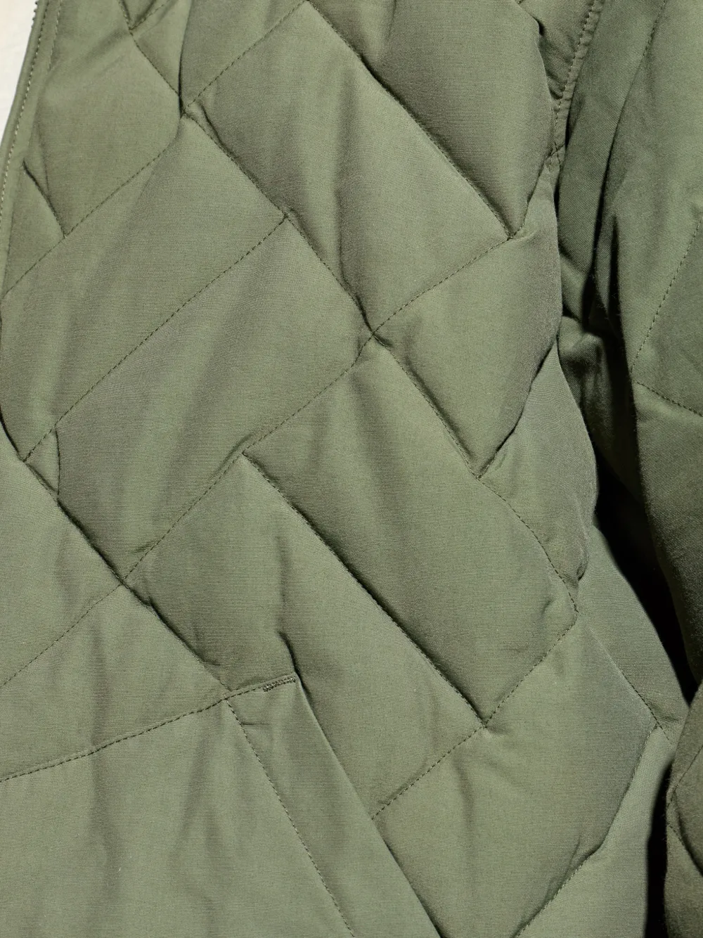 Kenzo Gewatteerd jack met detail Groen