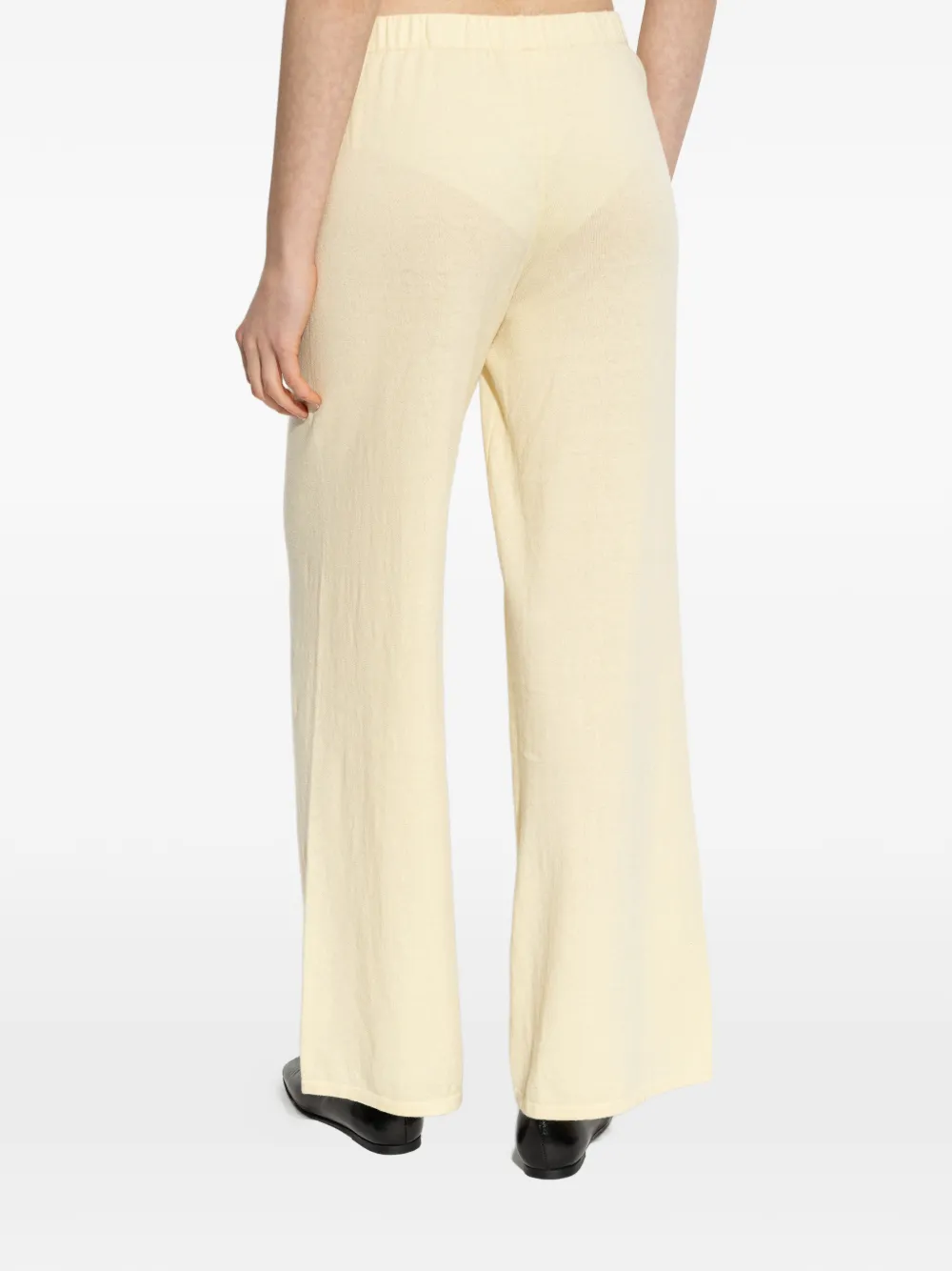 Lisa Yang Elastische broek Beige