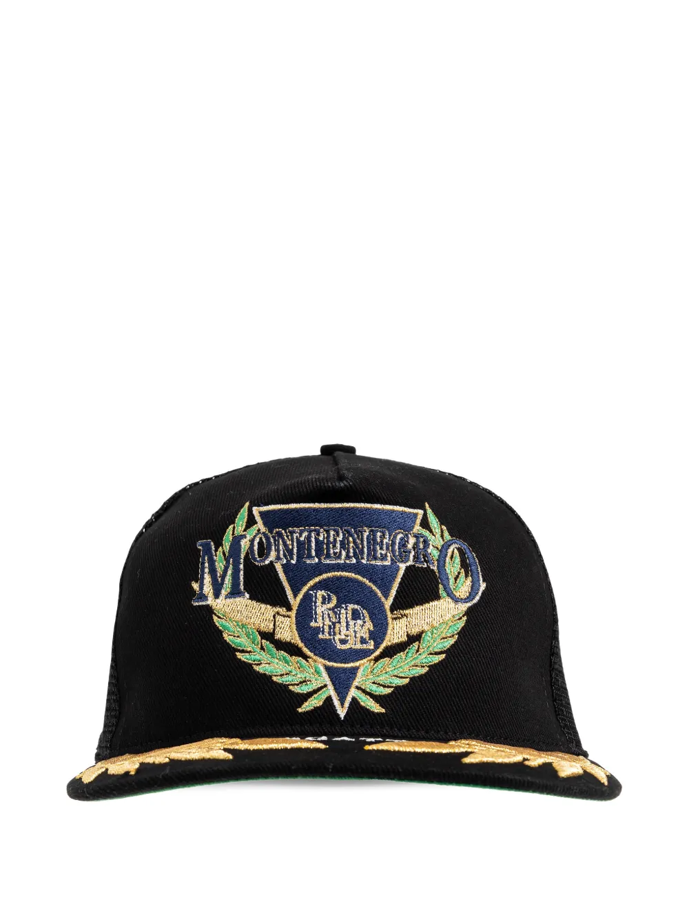 Rhude Embroidered Baseball Cap In Black