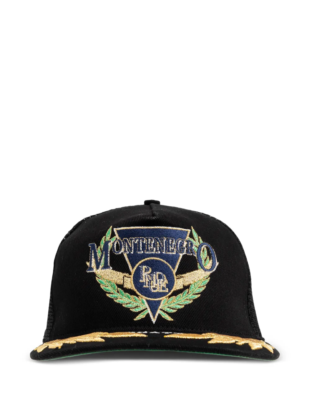 RHUDE embroidered baseball cap - Nero