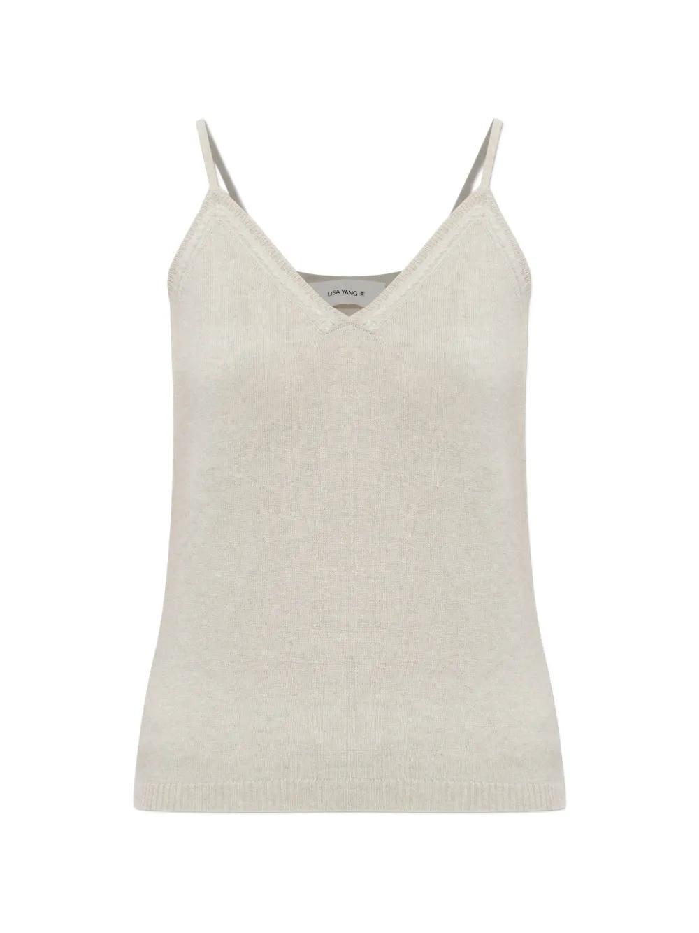 Lisa Yang V-neck strap top - Toni neutri