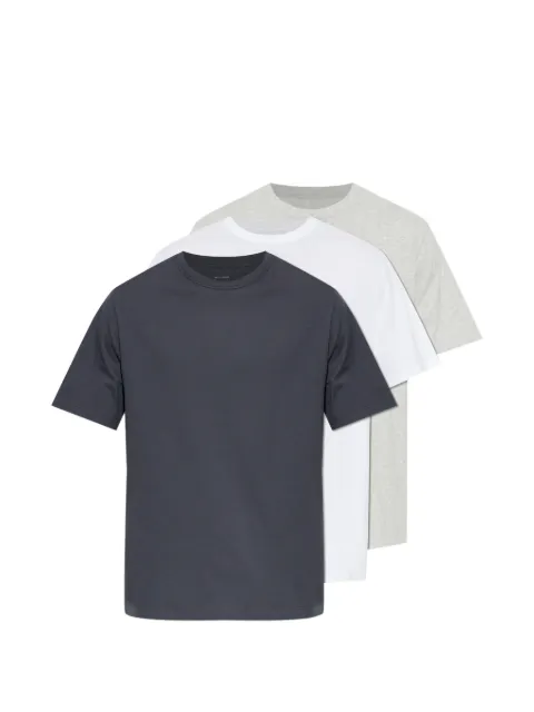 Officine Generale set de tres playeras con cuello redondo