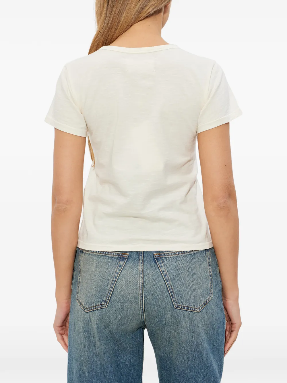 Maison Margiela T-shirt met grafische print Beige