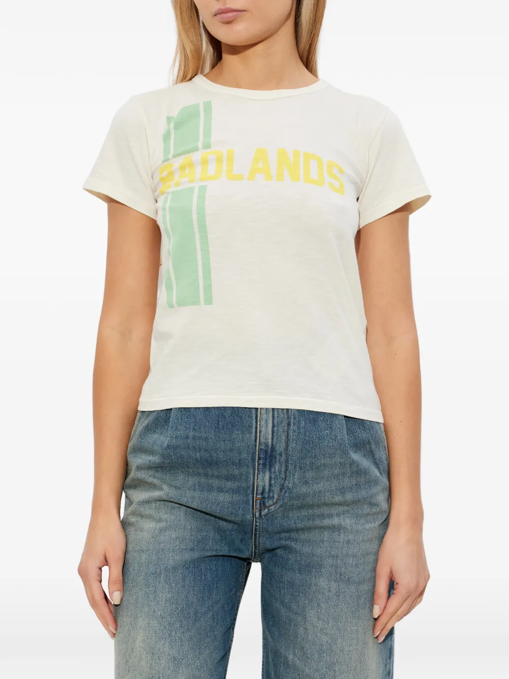 Maison Margiela T-shirt met grafische print Beige