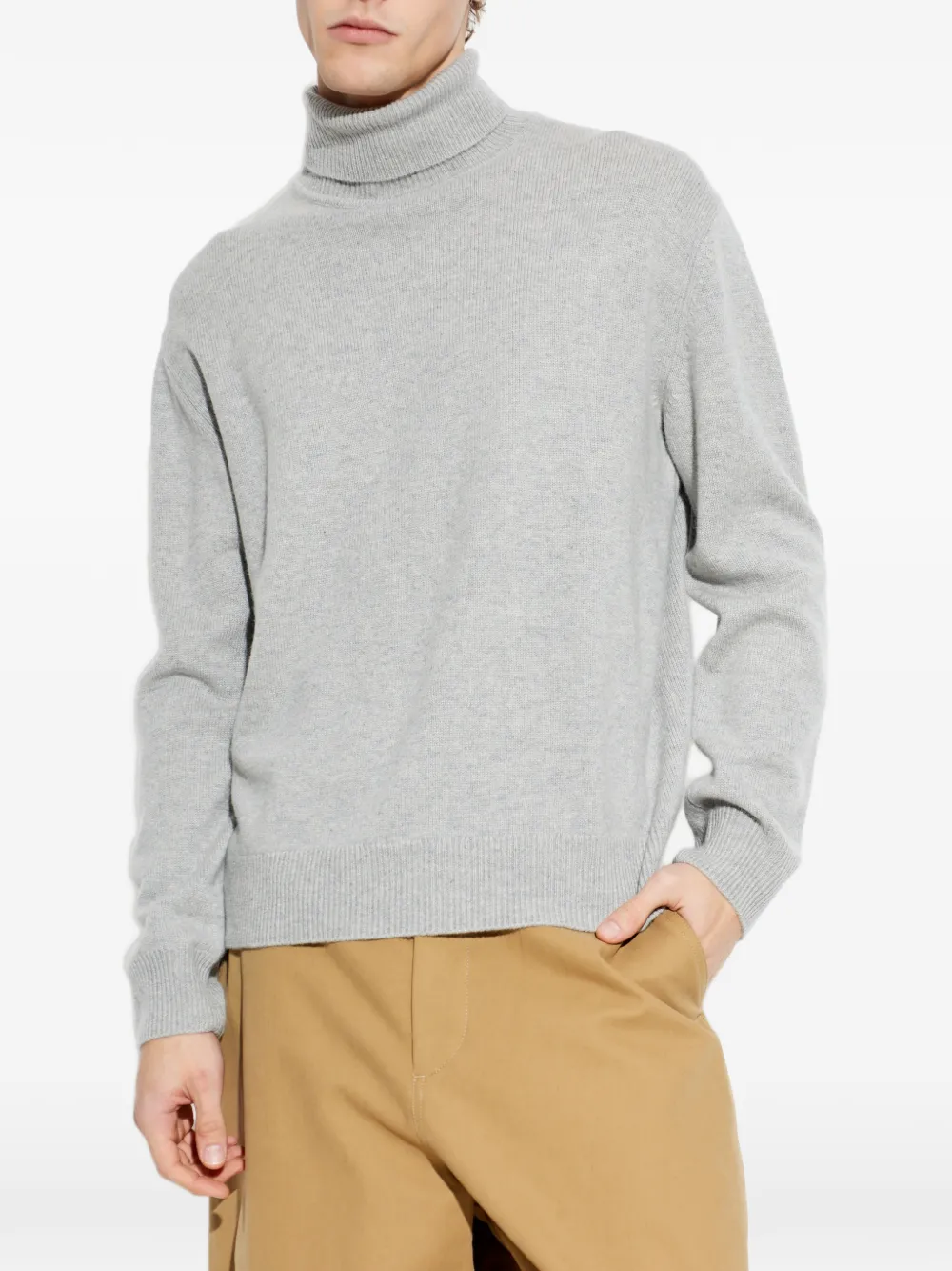  Lisa Yang Roll-neck Sweater - Grey 
