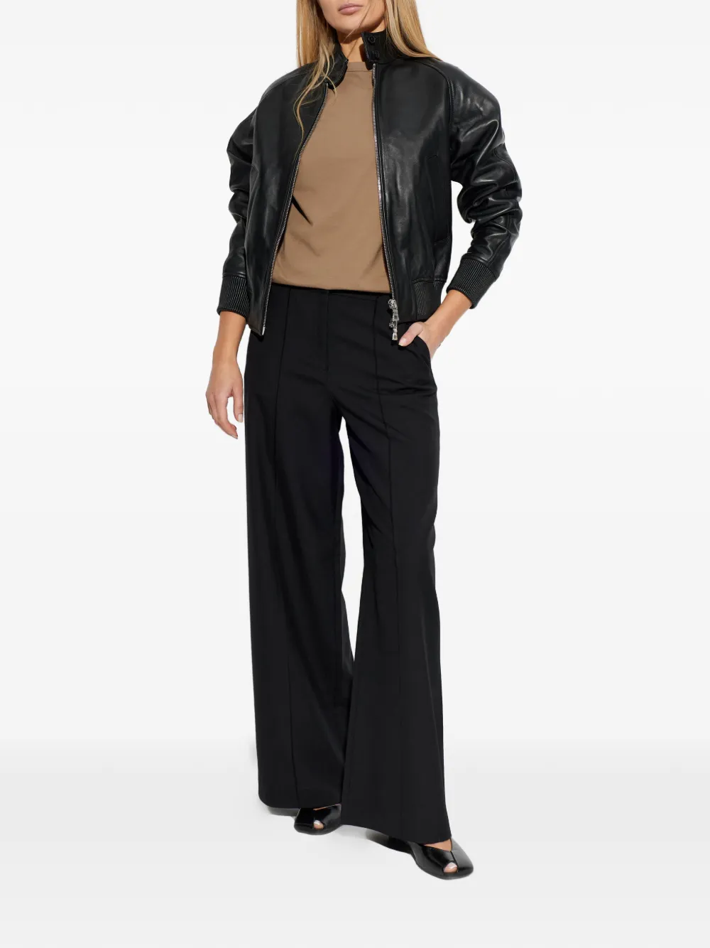  Officine Generale Dorina Bomber Jacket - Black 