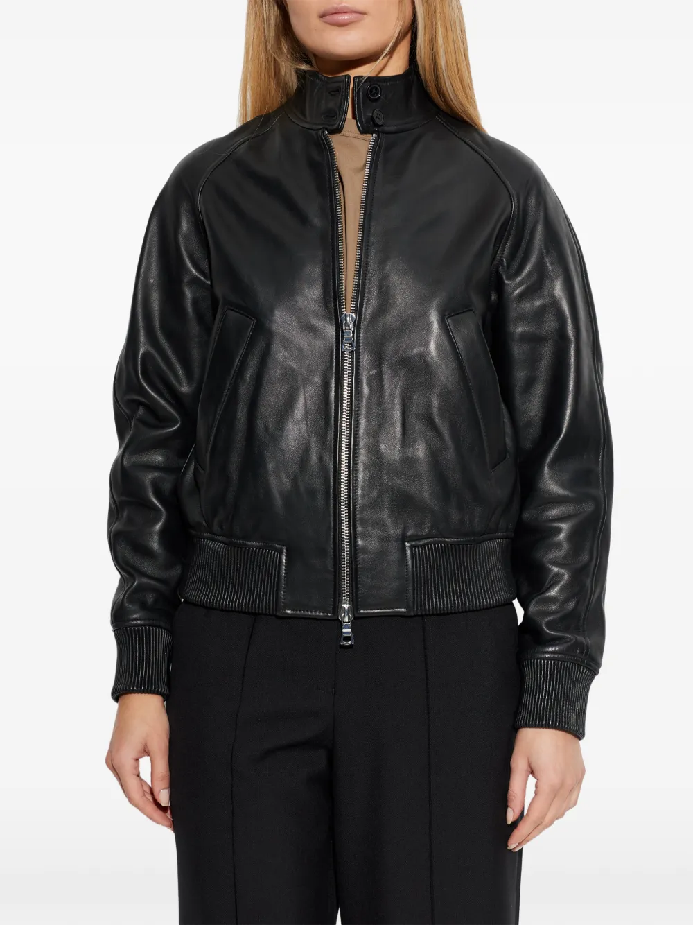  Officine Generale Dorina Bomber Jacket - Black 