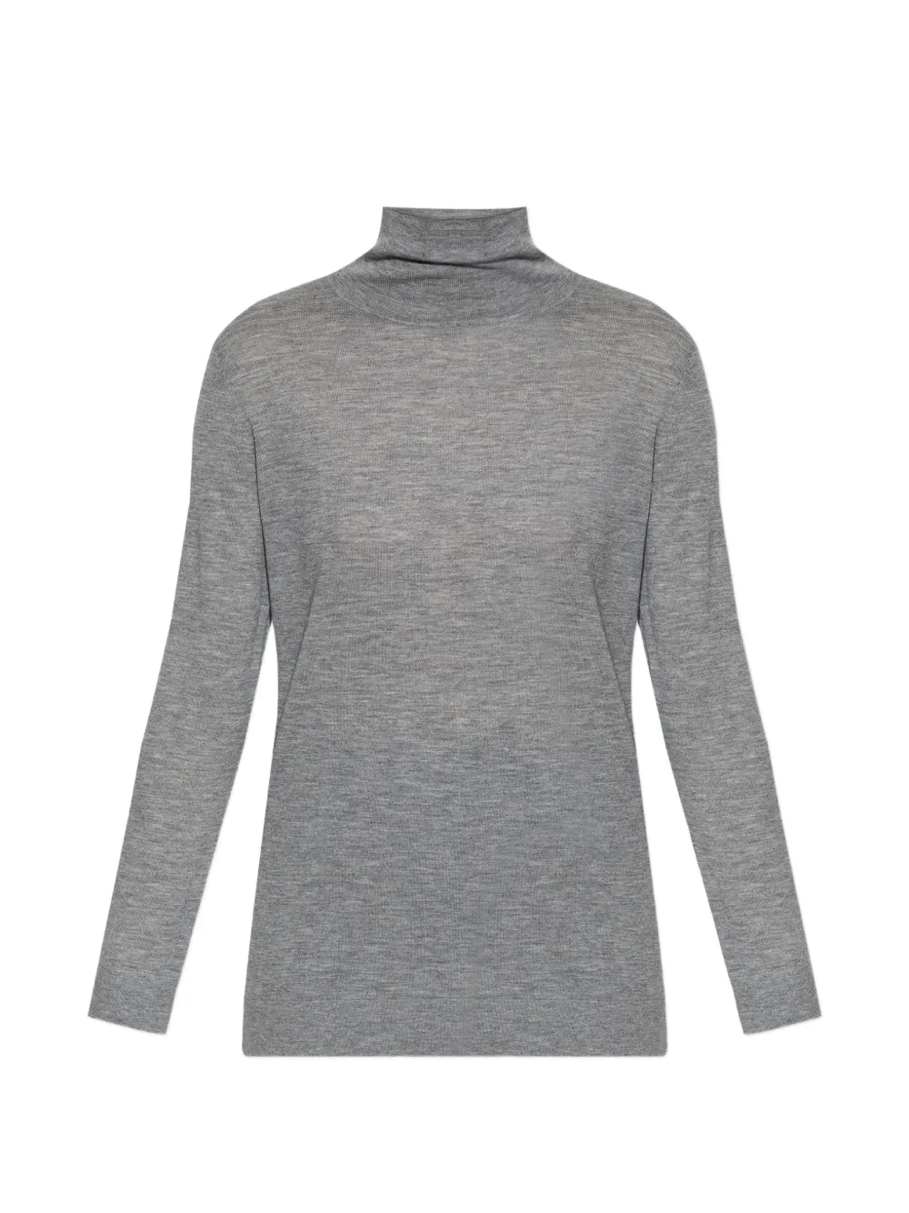 Lisa Yang roll-neck knitted top - Grigio