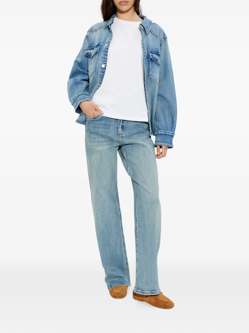  Gestuz Gzzolani Washed Denim Jeans - Blue 