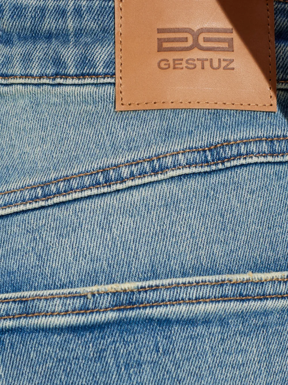 Gestuz GZzolani denim jeans met wassing Blauw
