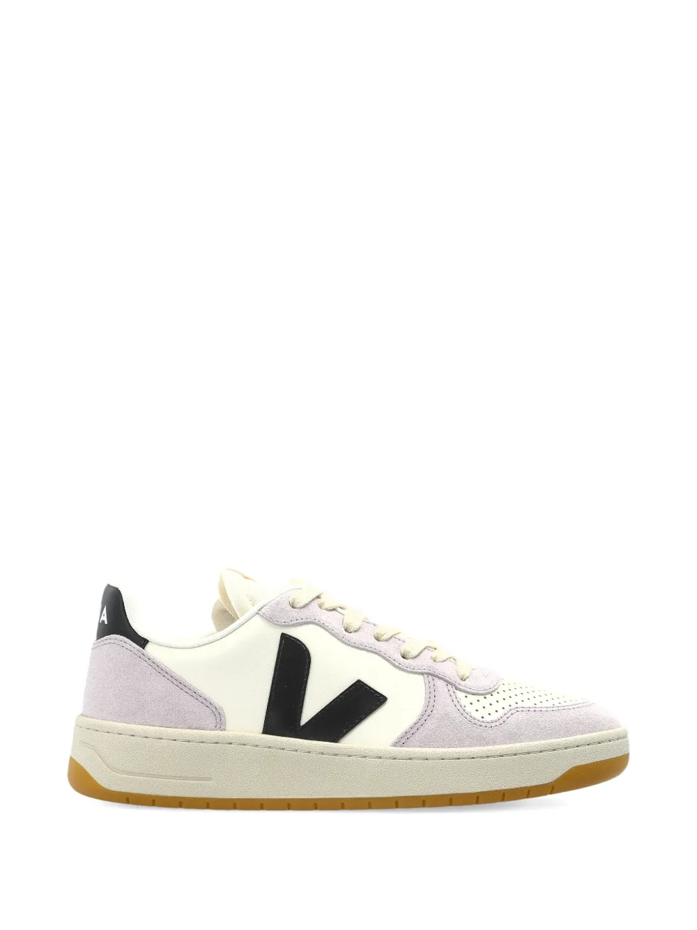 VEJA V-10 panelled sneakers - Bianco