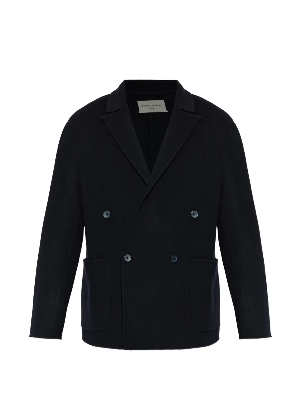 Officine Generale double-breasted jacket - Blu