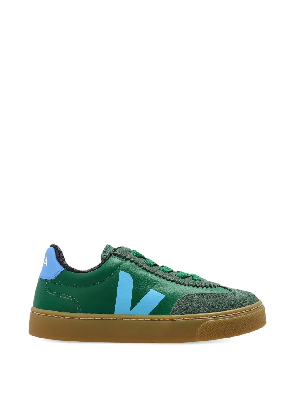 VEJA Kids lace-up sneakers Groen