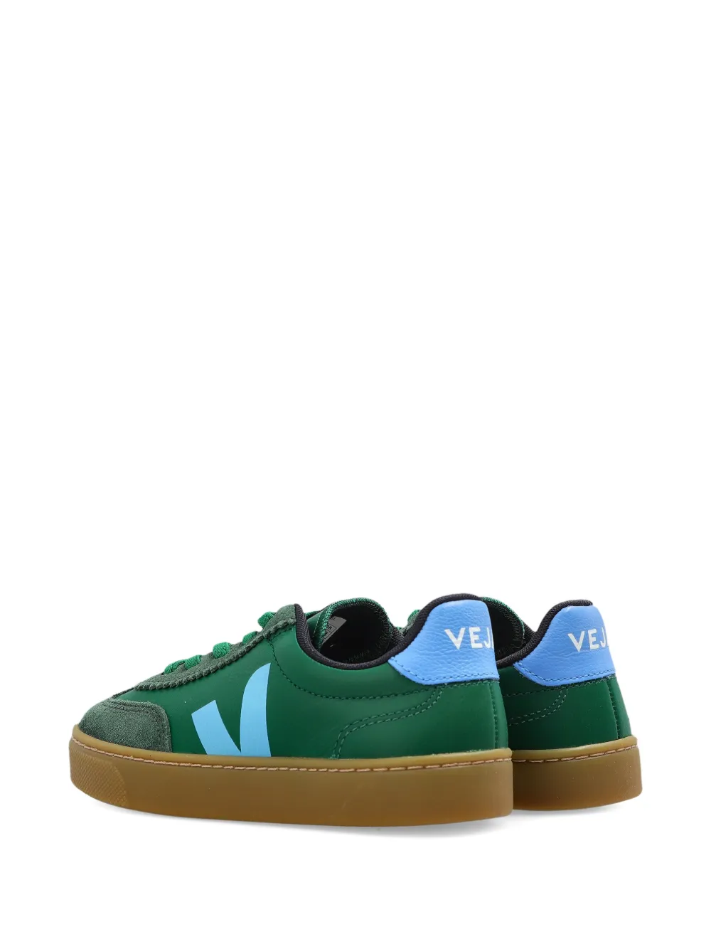 VEJA Kids lace-up sneakers Groen