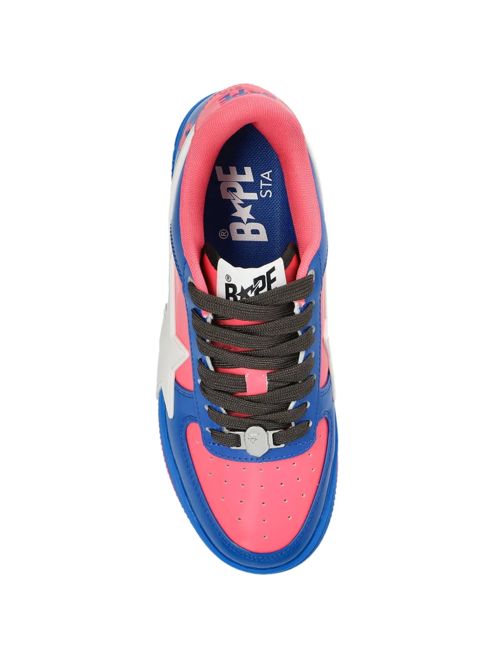A BATHING APE star-logo sneakers Roze