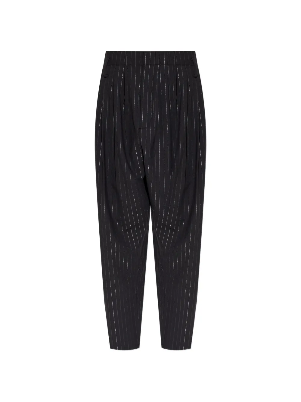 Kenzo stripe-pattern tapered trousers - Nero