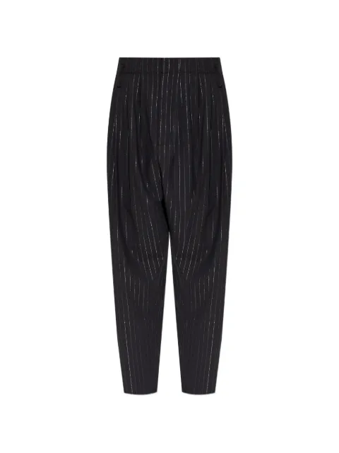 Kenzo pantalones tapered con motivo de rayas