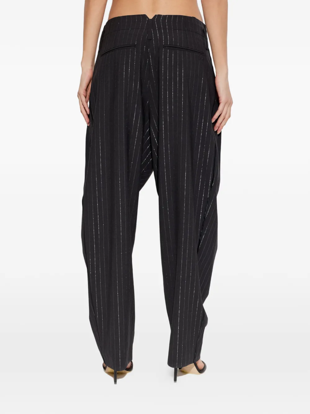 Kenzo Gestreepte pantalon Zwart