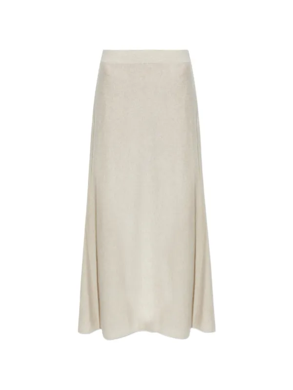 Lisa Yang Torie Midi Skirt in Neutrals