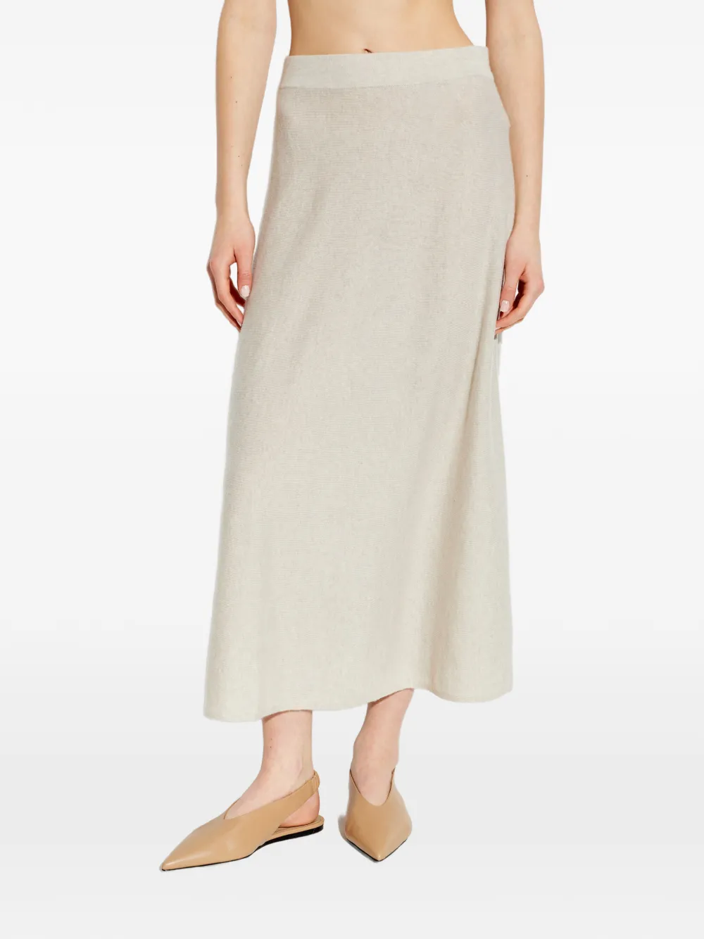  Lisa Yang Torie Midi Skirt - Neutrals 