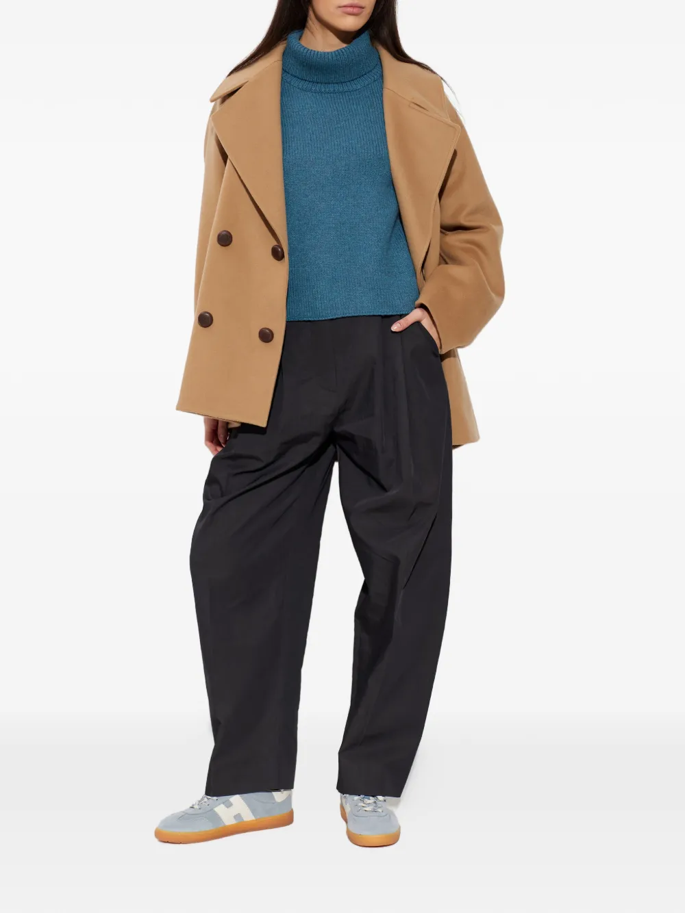  Lisa Yang Roll-neck Sweater - Blue 