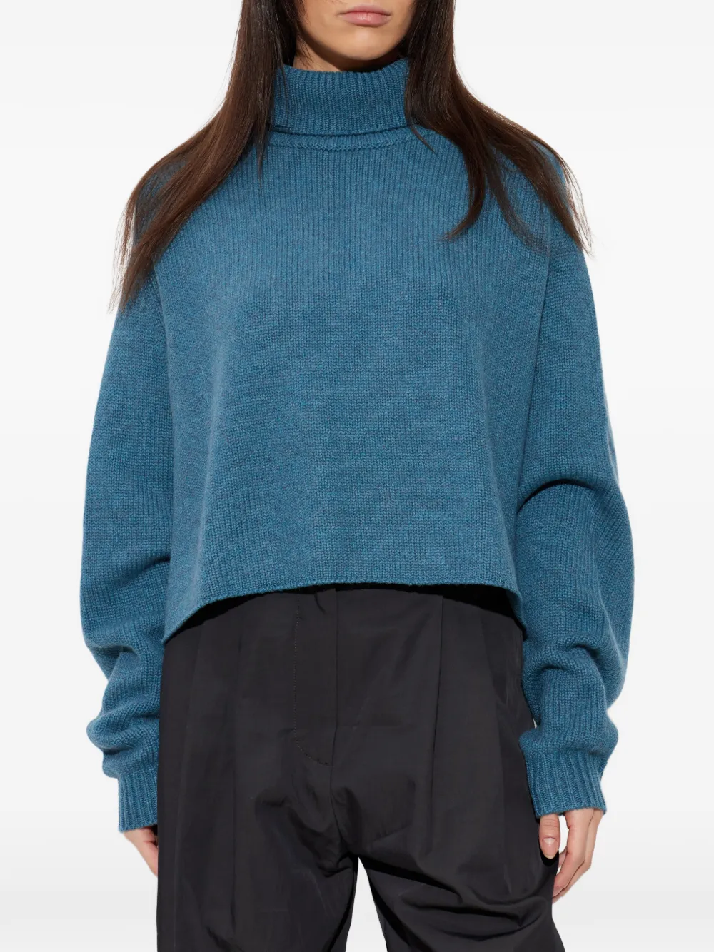  Lisa Yang Roll-neck Sweater - Blue 