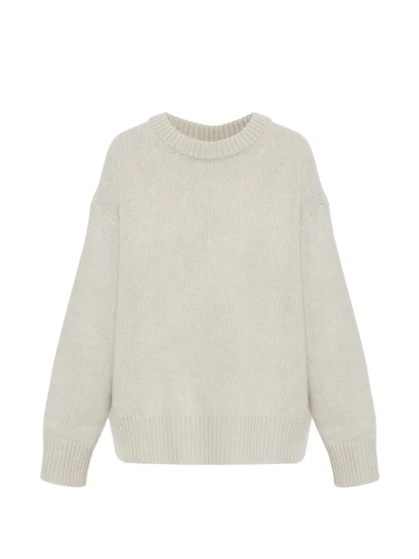 Lisa Yang Renske Ribbed Sweater in Neutrals