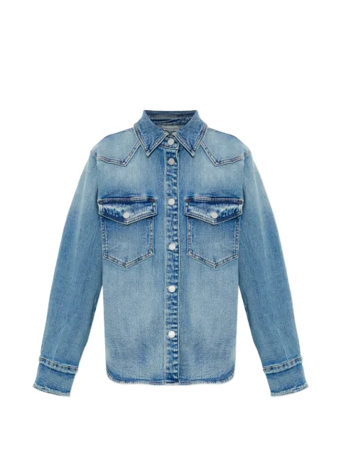 Gestuz buttoned pocketed denim jacket