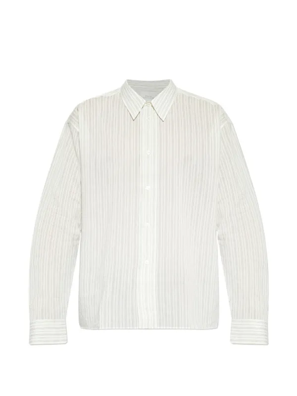 Studio Nicholson Hal Striped Shirt in Neutrals