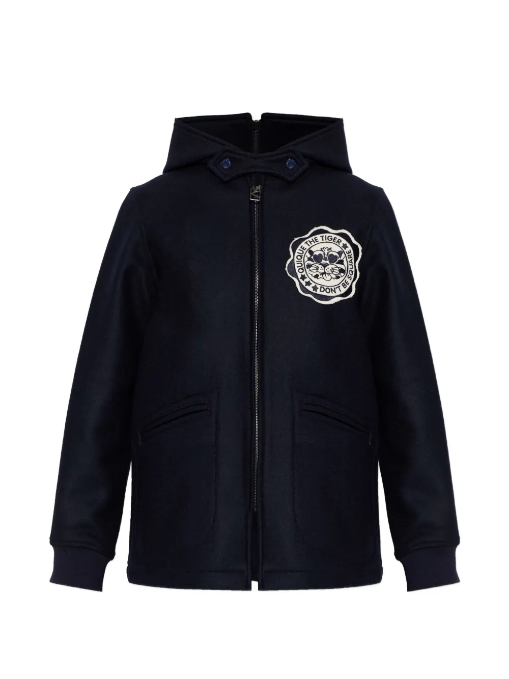 Kenzo zip-fastening hooded jacket - Blu