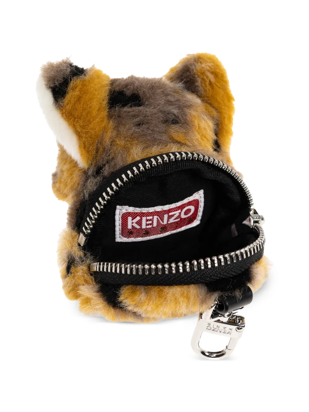  Kenzo Tiger Zip Purse - Neutrals 