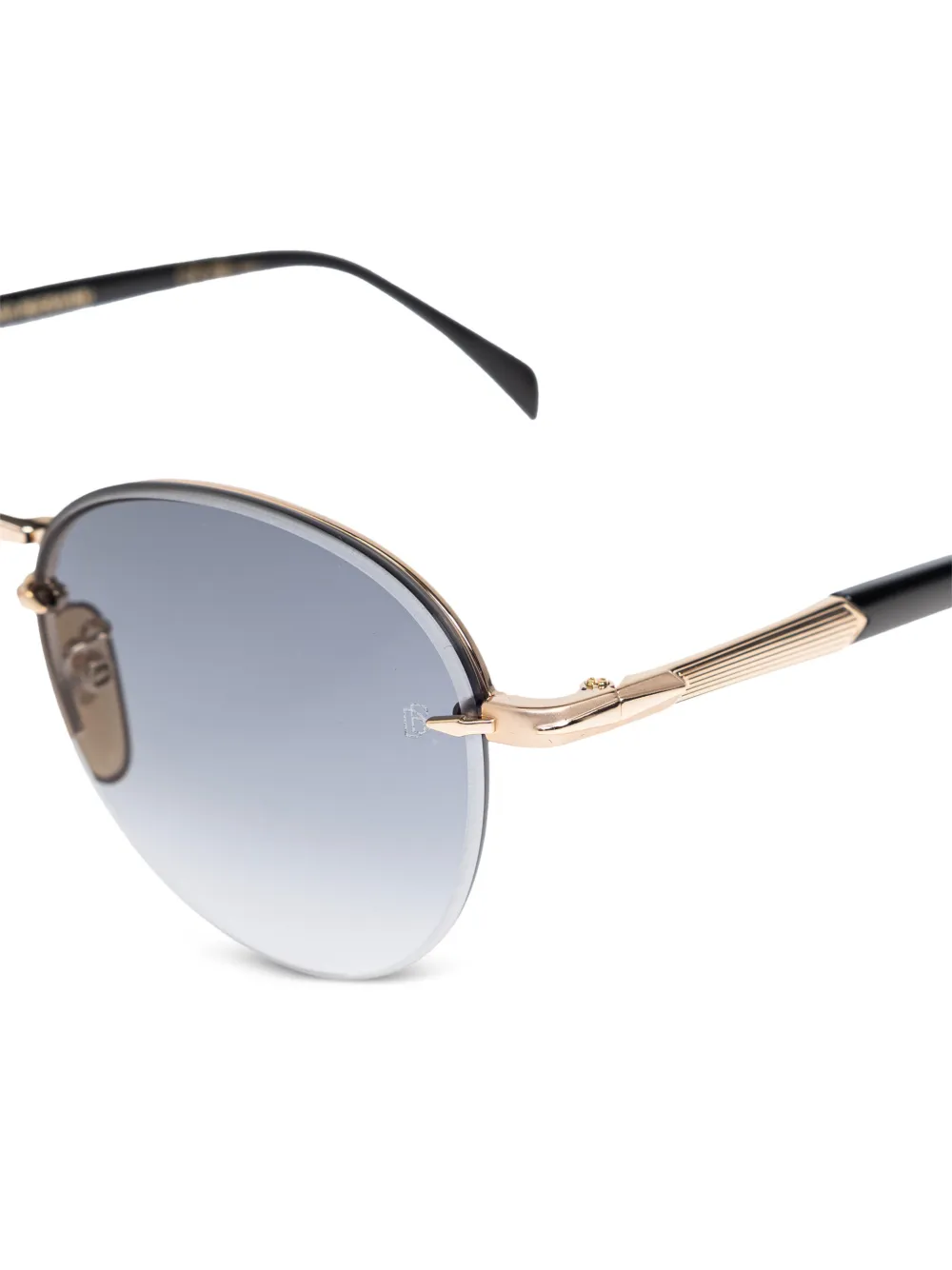 David Beckham Eyewear Round-frame Sunglasses - Grey 