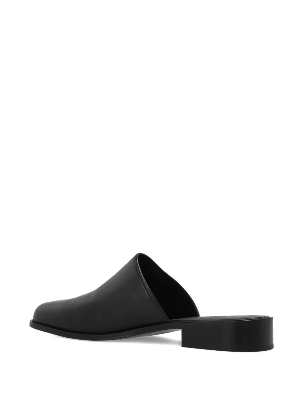 Studio Nicholson square-toe mules Zwart
