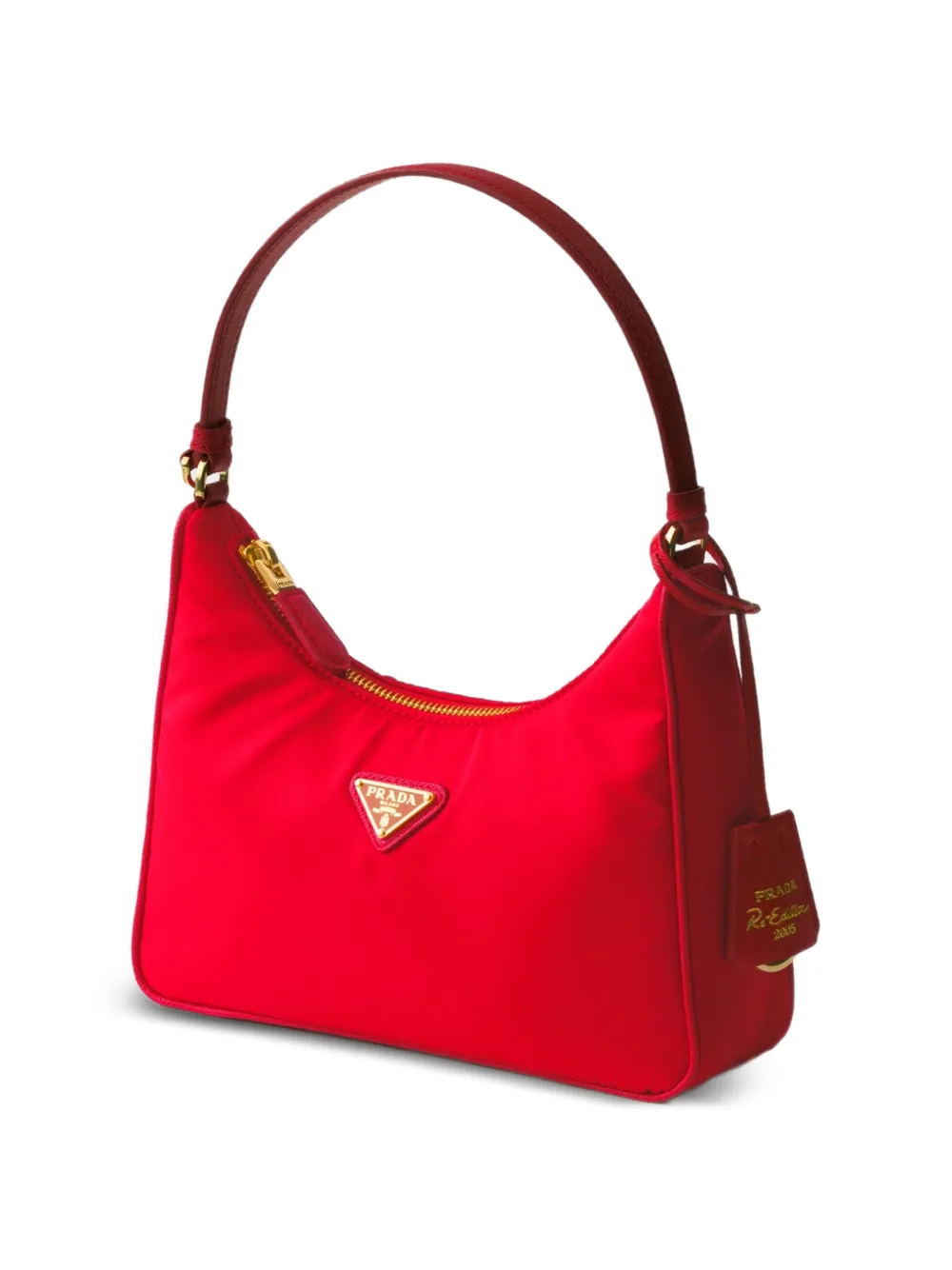 Prada Re-Edition 2005 mini-schoudertas Rood